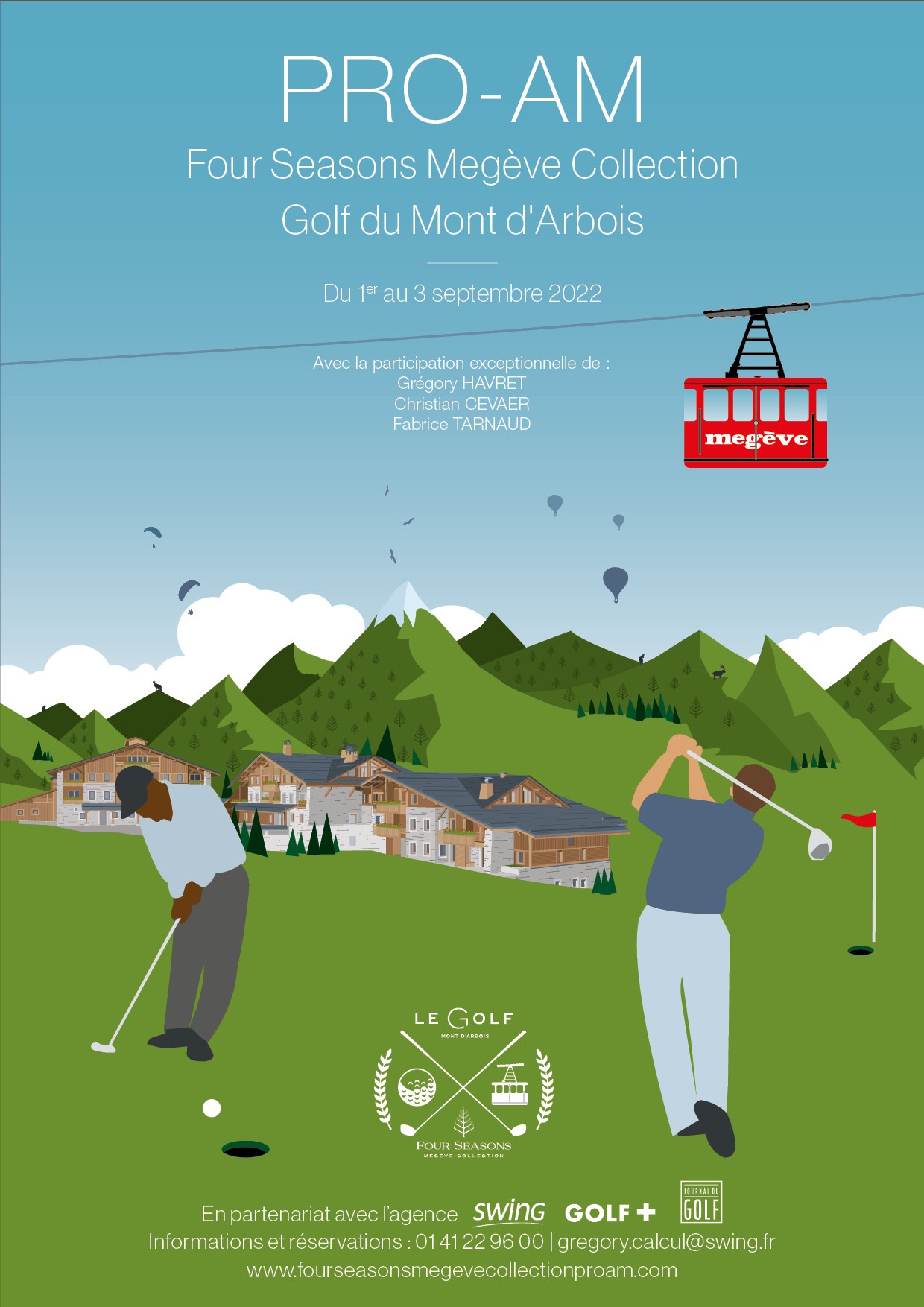 PRO AM du golf de Megève Collection 2022